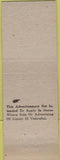 Matchbook Cover - P and G Liquor El Dorado AR