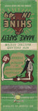 Matchbook Cover - New England Electric Safety Hillbilly Moonshine 1949
