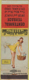 Matchbook Cover - Centennial Terrace Sylvania OH pinup