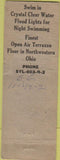 Matchbook Cover - Centennial Terrace Sylvania OH pinup