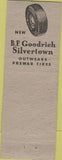 Matchbook Cover - BF Goodrich Tires Hamilton Kile Parts Cleveland TN