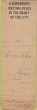 Matchbook Cover - City Hall Restaurant New Haven CT Federal Long