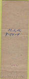 Matchbook Cover - J Michaels Liquor New York City pinup