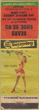 Matchbook Cover - Sears Shoe Re Nu  PINUP POOR