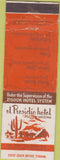 Matchbook Cover - El Presidio Hotel Tucson AZ cactus WEAR