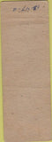 Matchbook Cover - Round House Sandwich Shop Jackson OH pinup WORN