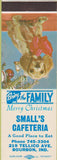 Matchbook Cover - Small's Cafeteria Bourbon IN SAMPLE