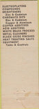 Matchbook Cover - Swift Industrial Chemical Canton CT