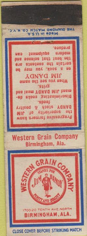 Matchbook Cover - Western Grain Co Birmingham AL