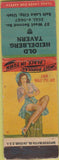 Matchbook Cover - Old Heidelberg Tavern Salt Lake City UT pinup WORN
