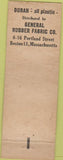 Matchbook Cover - Duran Plastics Upholstery Philadelphia PA