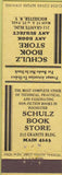 Matchbook Cover - Schulz Book Store Rochester NY Federal