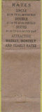 Matchbook Cover - Hotel Montclair New York City Safety First Altas Match