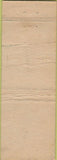 Matchbook Cover - Blum Cafe Toldeo OH POOR