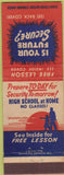 Matchbook Cover - Home School  American School