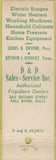 Matchbook Cover - D and D Frigidaire Refrigerators Fall River MA