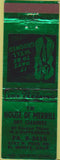 Matchbook Cover - House of Merrill Dry Cleaners El Monte CA