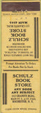Matchbook Cover - Schulz Book Store Rochester NY Federal
