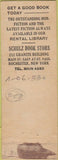 Matchbook Cover - Schulz Book Store Rochester NY Federal