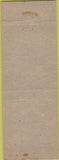 Matchbook Cover - Van Buren Tailor Shop Phoenix AZ WEAR