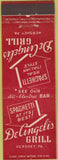Matchbook Cover - DeAngeli's Grill Hershey PA