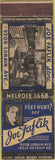 Matchbook Cover - Joe Faflik Cleveland OH Federal Long WEAR Cleveland OH