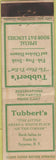 Matchbook Cover - Tubbert's Syracuse NY Federal Long WEAR