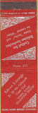 Matchbook Cover - Wilver Lounge Cape Cod MA Long deco