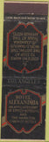 Matchbook Cover - Hotel Andexandria Los Angeles CA Long WEAR