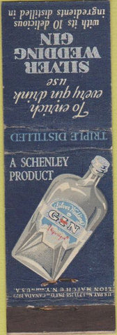 Matchbook Cover - Silver Wedding Gin WEAR