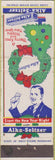 Matchbook Cover - Alka Seltzer Christmas Universal long