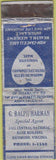 Matchbook Cover - Ralph Harman Insurance Federal long Richmond VA POOR