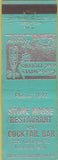 Matchbook Cover - Stone House Restaurant Bar Escanaba MI