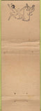 Matchbook Cover - E Conrad Restaurant Pittsburgh PA STAINED girlie back