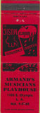 Matchbook Cover - Armand's Musicans Playhouse Los Angeles CA