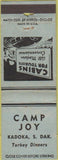 Matchbook Cover - Camp Joy Kadoka SD
