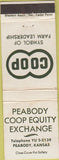 Matchbook Cover - Peabody COOP Peabody KS WEAR farm