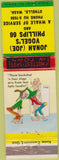 Matchbook Cover - Jonah Vogel Phillips 66 oil gas Othello WA hillbilly