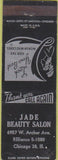 Matchbook Cover - Jade Beauty Salon Chicago IL girlie