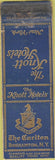 Matchbook Cover - The Carlton Hotel Binghamton NY DQ long TAPED WORN
