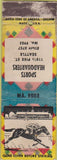 Matchbook Cover - Sports Headquarters Seattle WA horse racing WORN