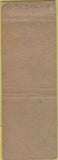 Matchbook Cover - Roth Park Monticello IN CREASES