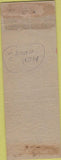 Matchbook Cover - Greter Bros Crestline OH TAPED WORN