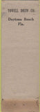 Matchbook Cover - Florsheim Shoes Yowell Drew Daytona Beach FL