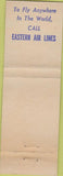 Matchbook Cover - Eastern Airlines Silver Flett WORN