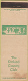 Matchbook Cover - Kirtland Country Club Cleveland OH STAINING