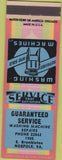 Matchbook Cover - Washing Machines Service Norfolk VA