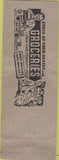 Matchbook Cover - Schnure's Mobil oil gas Mifflinburg PA WORN