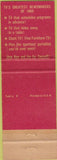 Matchbook Cover - RCA Victor TV's Jewell Electric Portland PA