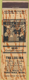 Matchbook Cover - The Log Inn Tenstrike MN BBQ